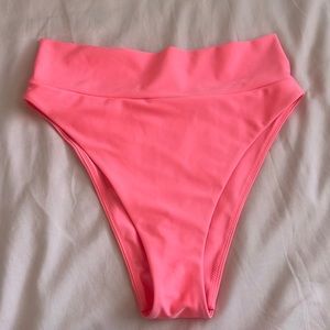 Aerie high cut cheeky bikini bottom